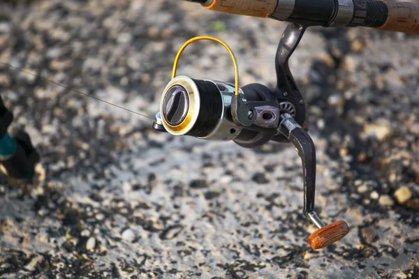 Image Fishing Rod Modern Reel — Stock Photo, Image