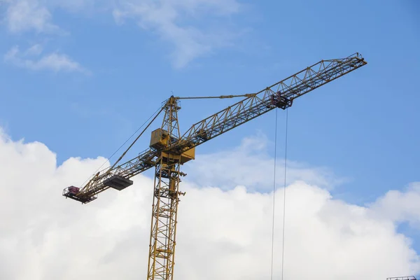 Building tower cranes — Stock Photo, Image