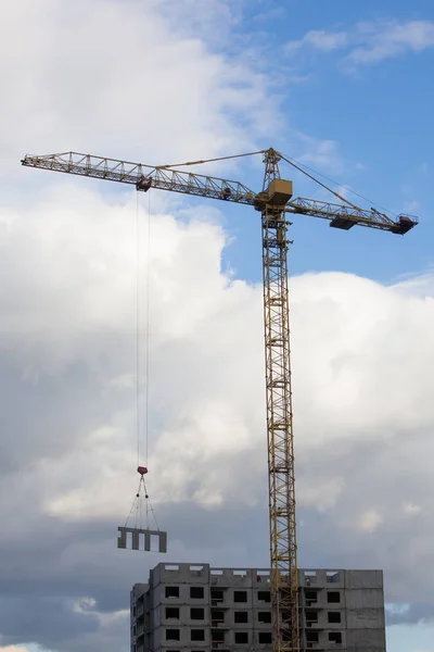 Building tower cranes — Stock Photo, Image