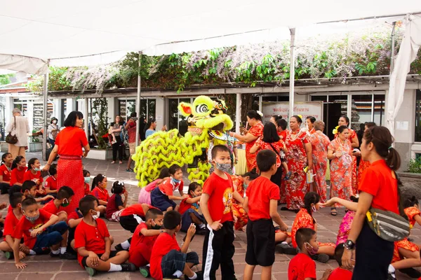 Bangkok, Thailand, January 23, 2020. Wat Pho Buddist temple complex, preparation to celebration Chinese New Year 2020