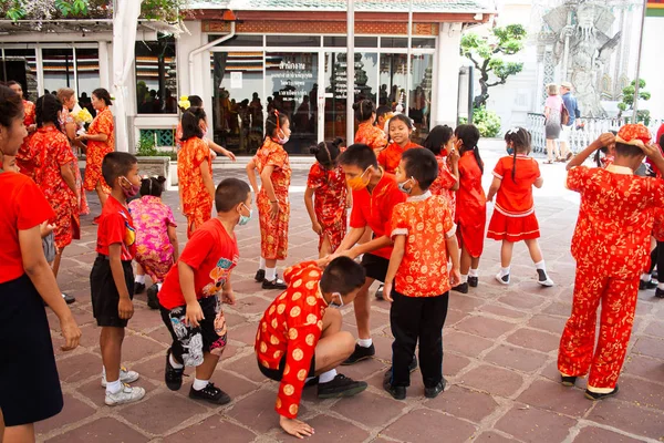 Bangkok Tailândia Janeiro 2020 Wat Pho Buddist Templo Complexo Preparação — Fotografia de Stock