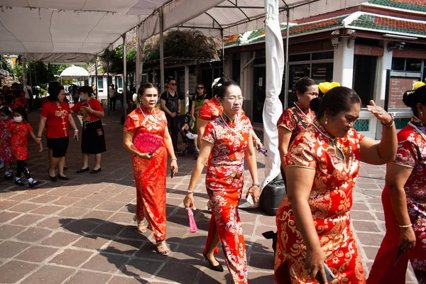 Bangkok Tailândia Janeiro 2020 Wat Pho Buddist Templo Complexo Preparação — Fotografia de Stock