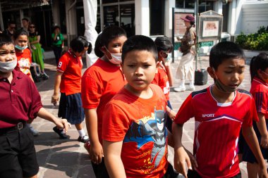 Bangkok, Thailand, January 23, 2020. Wat Pho Buddist temple complex, preparation to celebration Chinese New Year 2020
