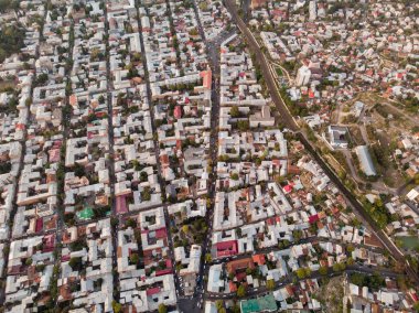 Tiflis hava manzaralı şehir fotoğrafı