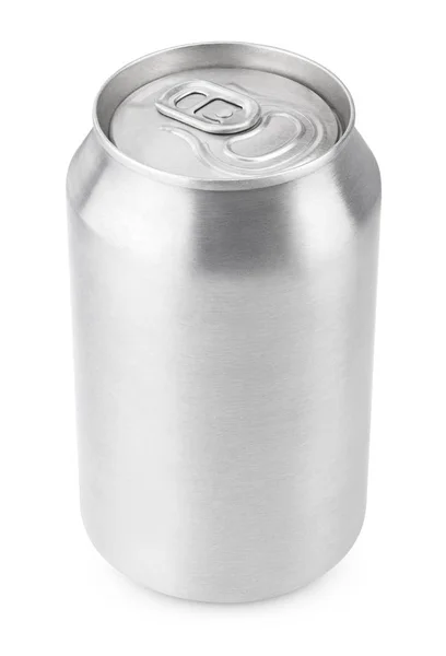 330 ml lata de soda de aluminio — Foto de Stock