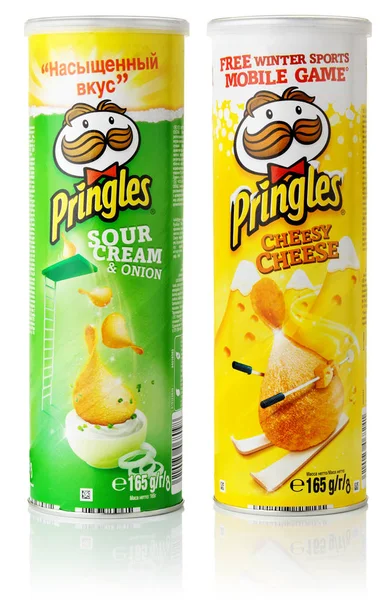 Pringles burgonya chips Jogdíjmentes Stock Képek