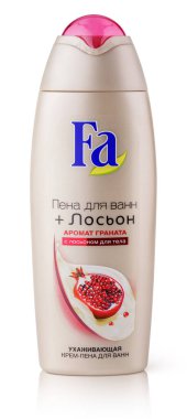 Beyaz izole SK krem köpük banyosu ve losyon plastik şişe