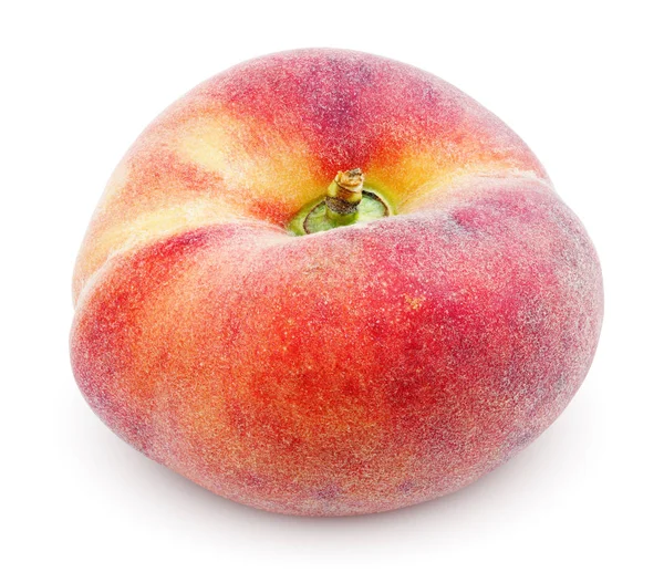 Chinese flat donut peach on white — Stock Photo, Image