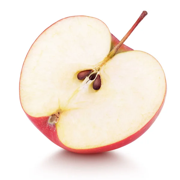 Half of red apple fruit — Stock Photo, Image