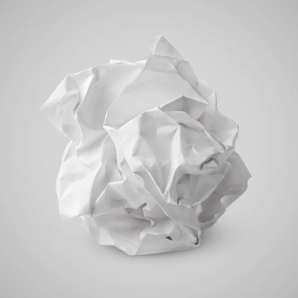 Crumpled paper ball — Stock Photo, Image