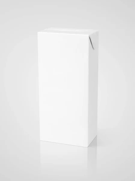 Milk or juice carton package — Stock Photo, Image