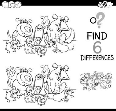 farklılıklar görev boyama sayfası