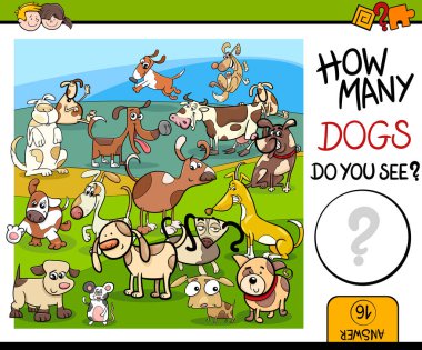 oyun benekli köpeklerle sayma