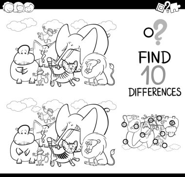 hayvanlarla fark oyunu