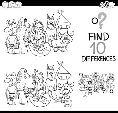 Köpekler ile farklılıklar oyunu