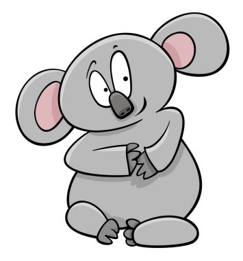 Koala Karikatür hayvan karakter