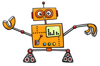 Robot çizgi film fantezi karakteri