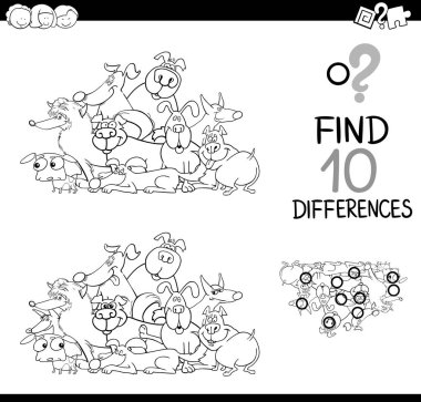 Köpekler ile farklılıklar oyunu