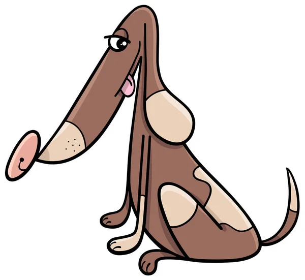 Perro de dibujos animados personaje animal — Vector de stock