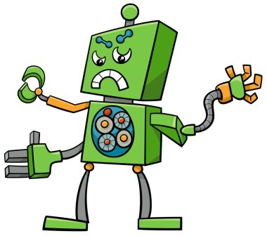 çizgi film robot fantezi karakteri