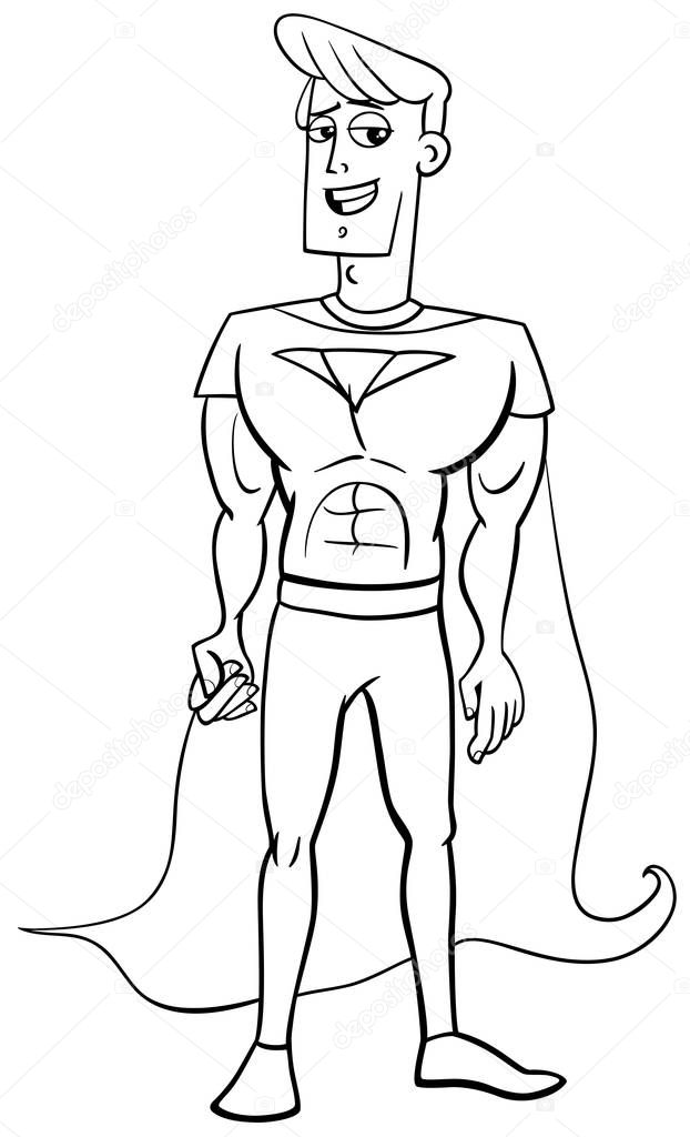 Download Cartoon superhero coloring pages | Superhero coloring page ...