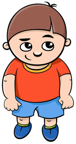 Preschool boy character — Stock Vector