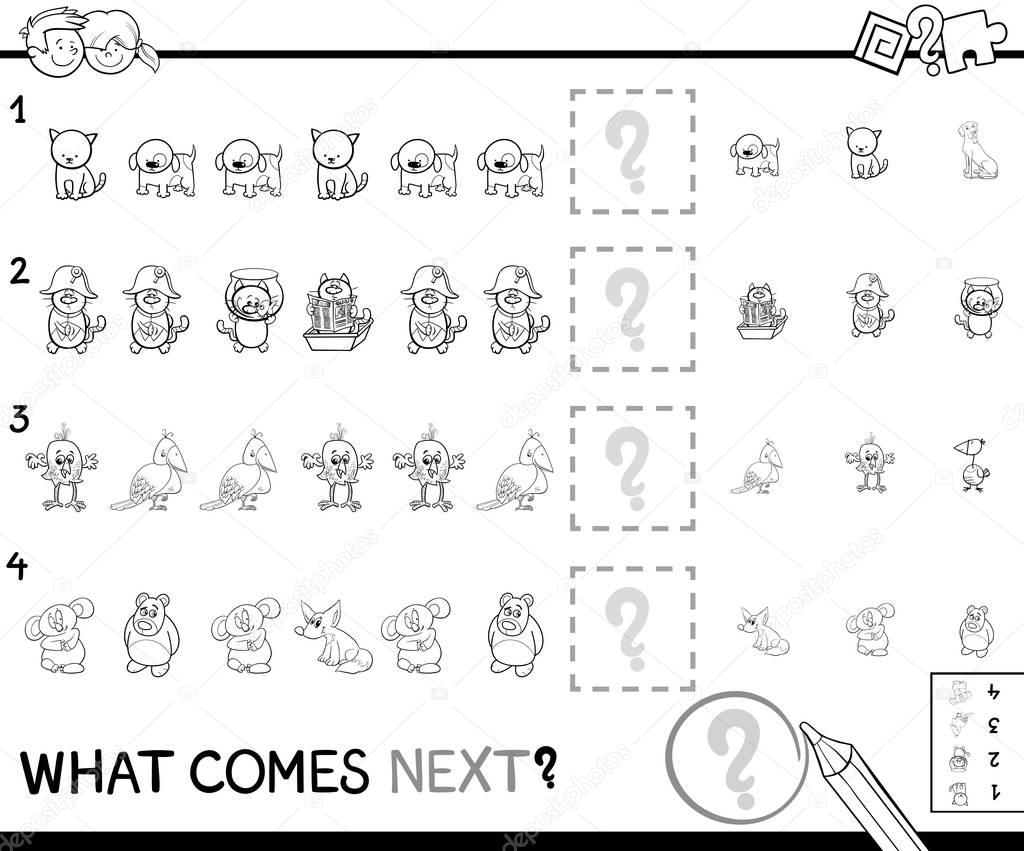 Página para colorear de patrón para niños — Archivo Imágenes