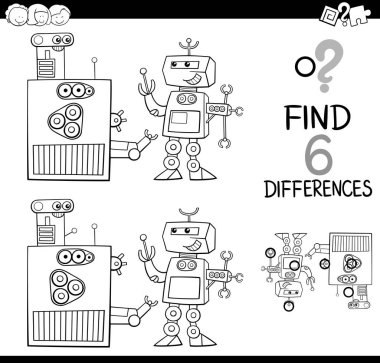 sayfa boyama robotları ile farklılıklar