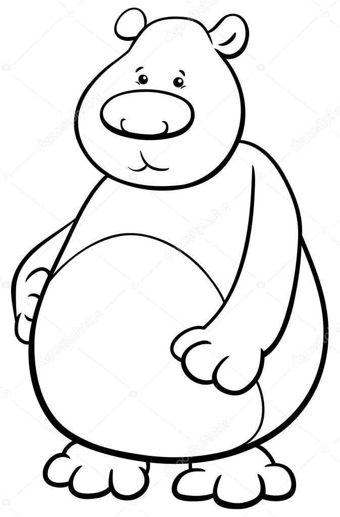 Página para colorear oso — Vector de stock © izakowski #143411215