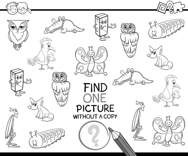 Single picture coloring page — Stock Vector