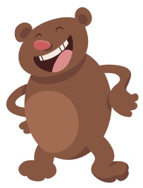 komik ayı karakter karikatür