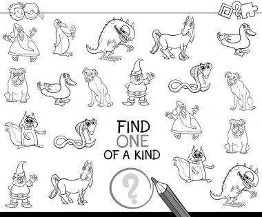 bir tür boyama kitabı bulmak