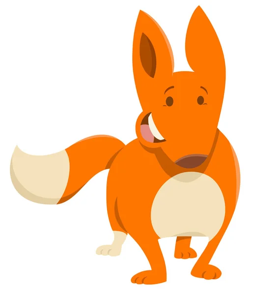 Fox dierlijke stripfiguur — Stockvector