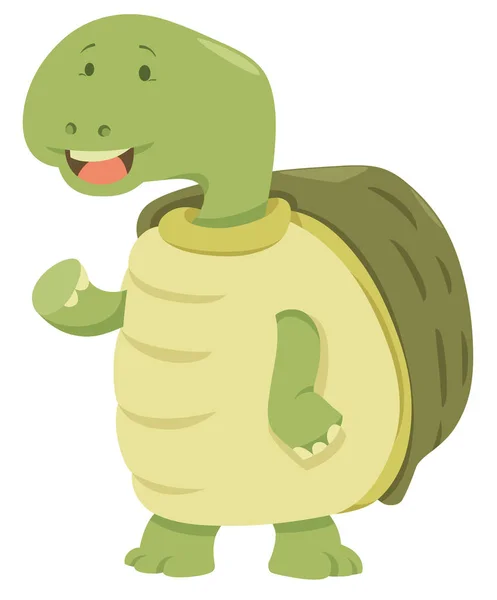 Cartoon turtle animal character — Stock Vector