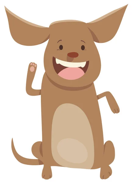 Personagem de desenho animado cachorro ou cão —  Vetores de Stock