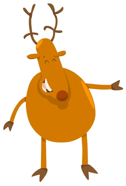 Deer animal character — Stock Vector