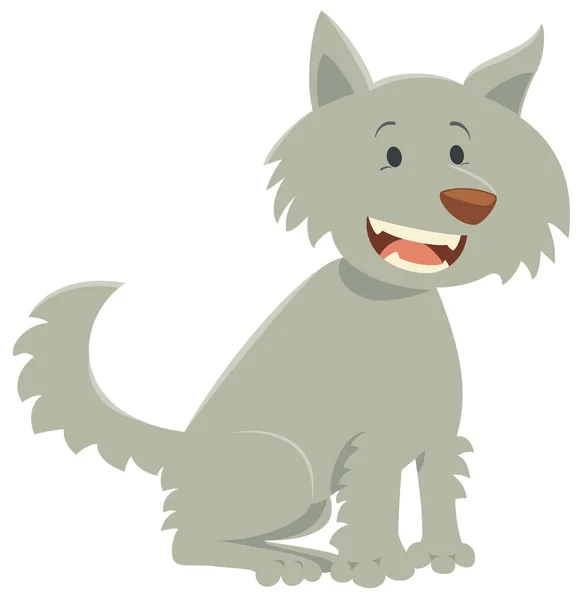 Personnage de dessin animé loup — Image vectorielle