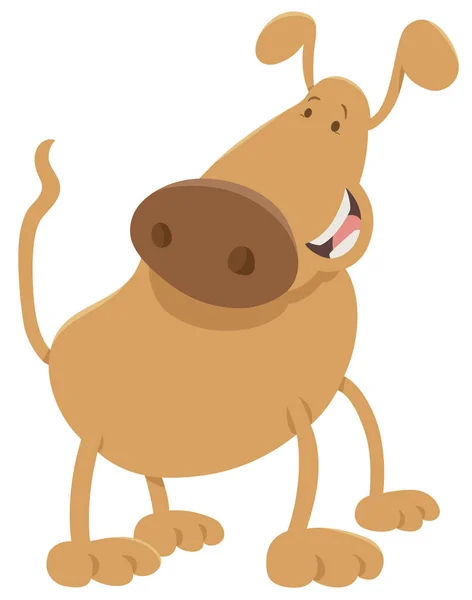 Szczęśliwy pies postać z kreskówki — Wektor stockowy