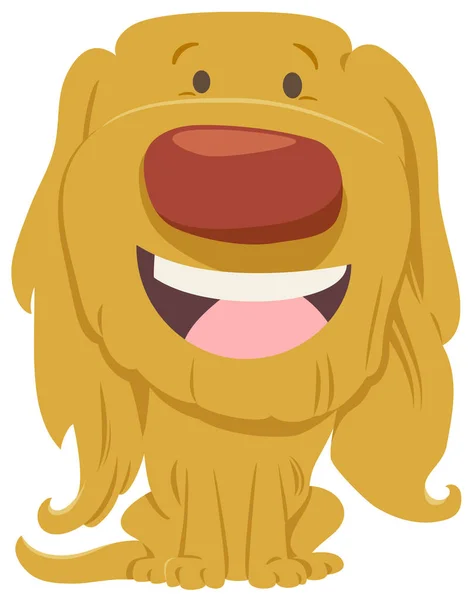 Aranyos kutya rajzfilm karakter — Stock Vector