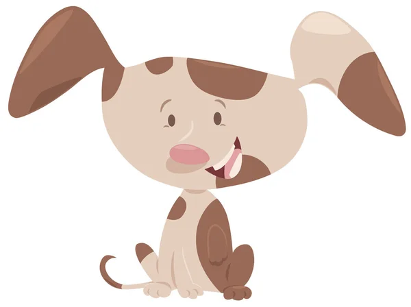 Lindo cachorro de dibujos animados — Archivo Imágenes Vectoriales