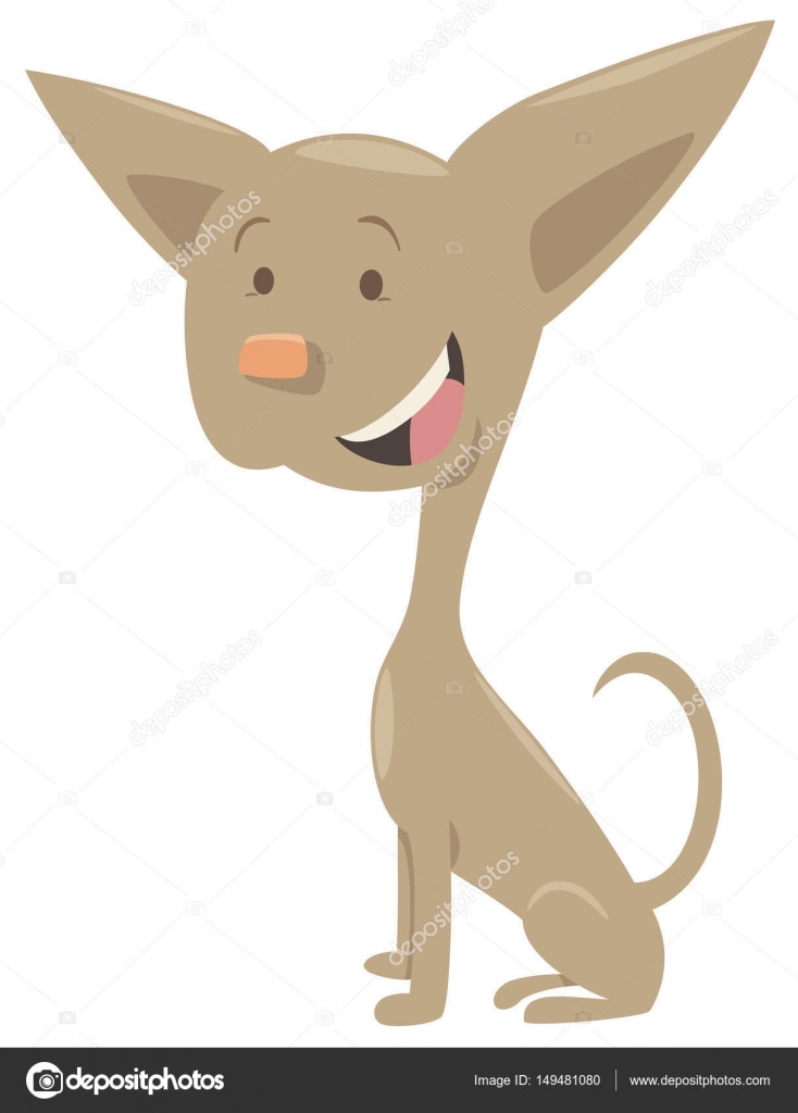 Carattere animale cane Chihuahua divertente del fumetto — Vettoriali di izakowski Trova immagini simili