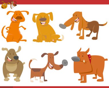 sevimli köpek hayvan seti