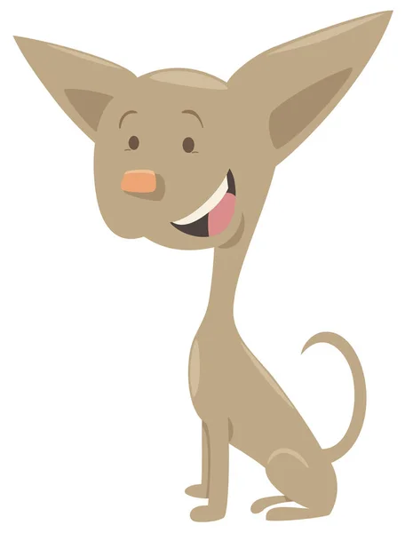 Chihuahua dog cartoon character — Stock Vector