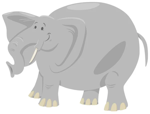 Olifant cartoon safari dieren — Stockvector