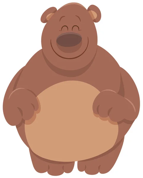 Lindo oso de dibujos animados animal — Archivo Imágenes Vectoriales