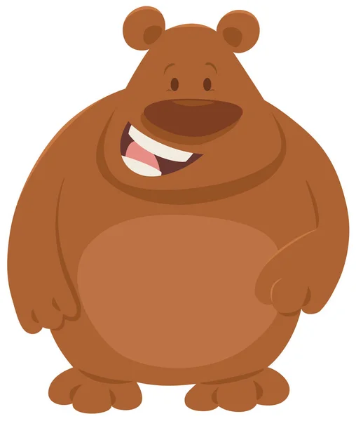 Cartoon bear animal character — Stock Vector