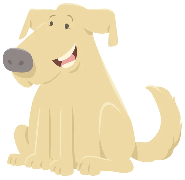 Strips hond stripfiguur — Stockvector