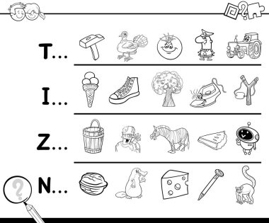 İlk harf boyama kitabı