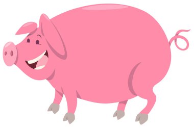 pembe domuz çiftlik hayvan karakter