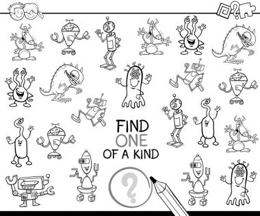 bir tür oyun renklendirme sayfa